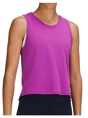 Lululemon Train to Be Tank Top Vivid Plum size 8